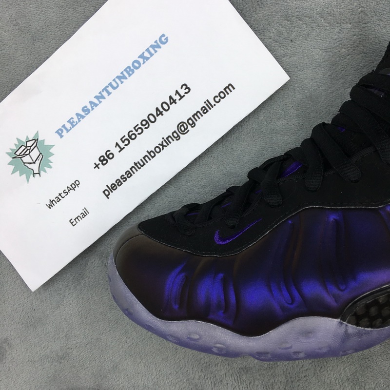 Authentic Nike Foamposite One Eggplant